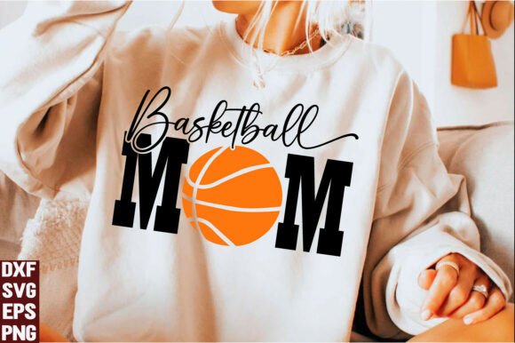 A Basketball Mom SVG for Classic T-Shirt Designs