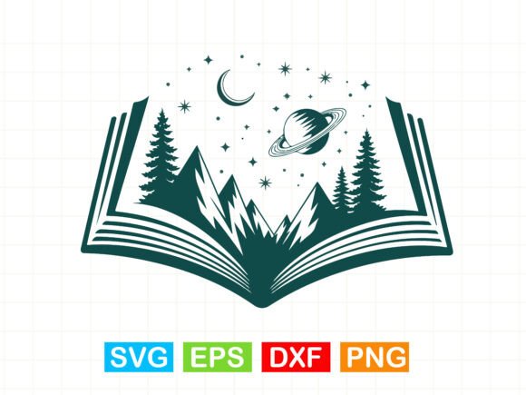 A Bookish SVG Graphic for Crafters & Small Businesses