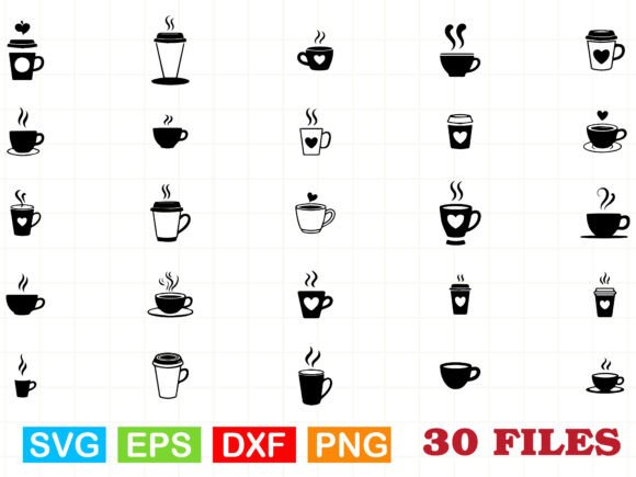 A Cozy Coffee Cup Graphics Bundle for Crafters