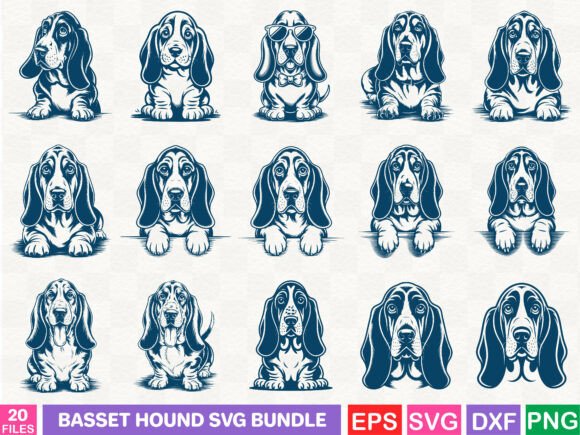 A Designer’s Review: The Basset Hound Bundle for Brand Graphics & Illustrations