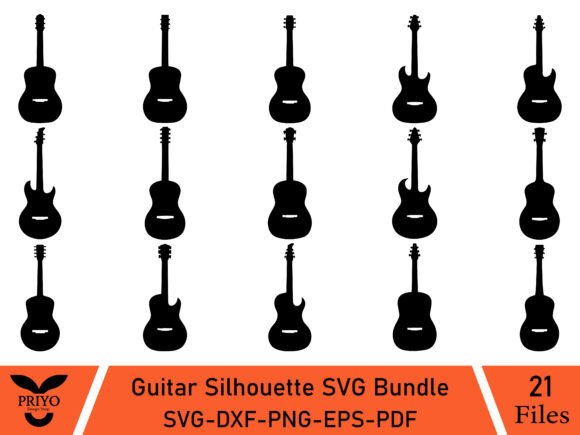 A Professional Review of the Guitar Silhouette Graphics Bundle