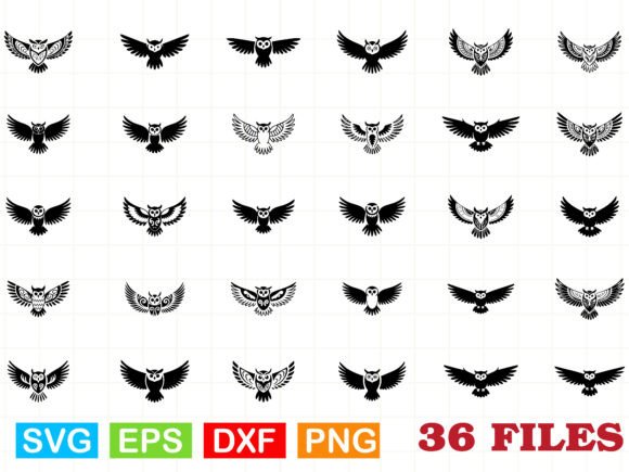 A Tribal Owl SVG for Editorial Graphics and Illustrations