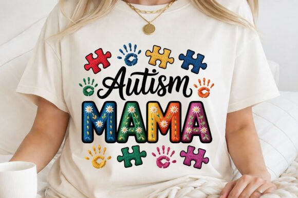 An Autism Mama Design for Embroidered Expression