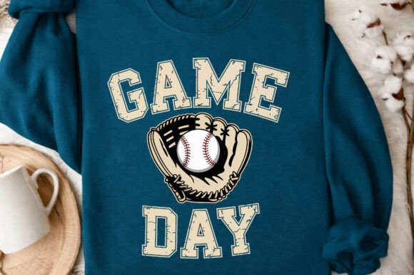 Baseball Game Day Graphics for T-Shirt Designs & Commercial Use