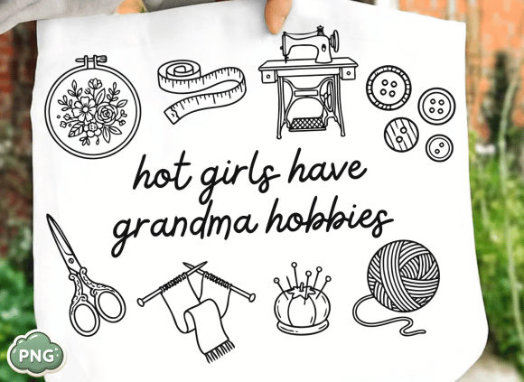 Charming Funny Granny Era PNG SVG, Vintage