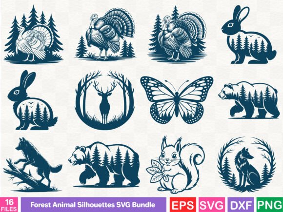 Crafting with Forest Animal Graphics & Illustrations