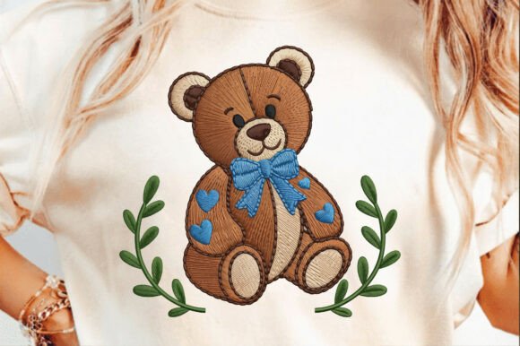 Cute Teddy Bear Graphics for Crafting and T-Shirt Designs