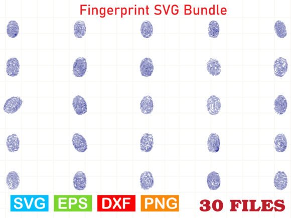 Fingerprint SVG Bundle: A Versatile Graphics and Illustrations Asset