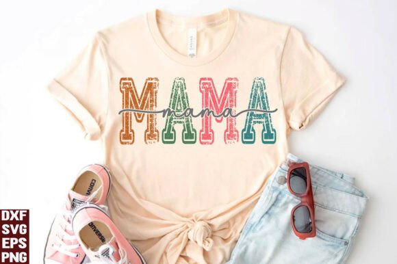 From Mama Varsity SVG to Real Handmade T-Shirt Designs
