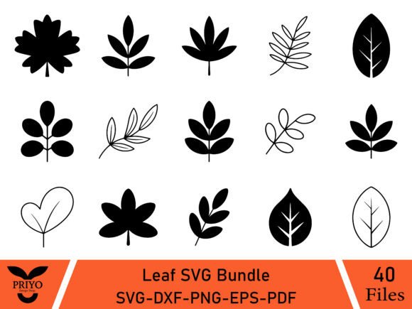 Leaf SVG Bundle: A Versatile Graphics and Illustrations Asset
