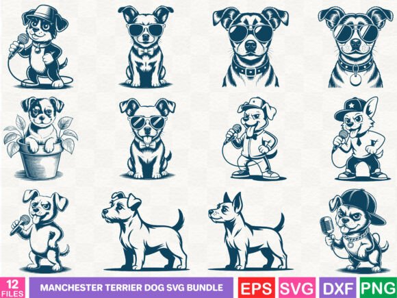 Manchester Terrier Dog Graphics: A Seller's Review