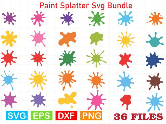 Paint Splatter Svg Bundle: A Versatile Graphics and Illustrations Asset