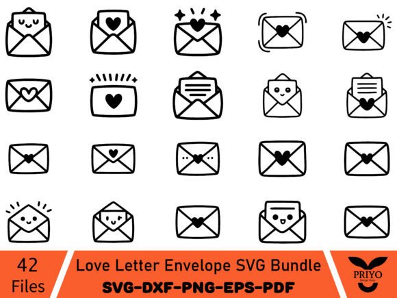 Reviewing the Love Letter Envelope SVG Bundle