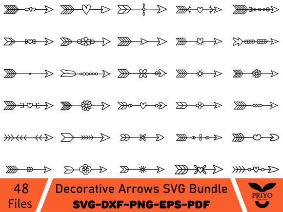 Testing a Decorative Arrows Bundle for Product Creation