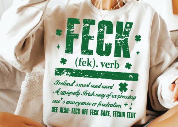 The Feck Irish PNG & SVG for Modern Editorial Graphics
